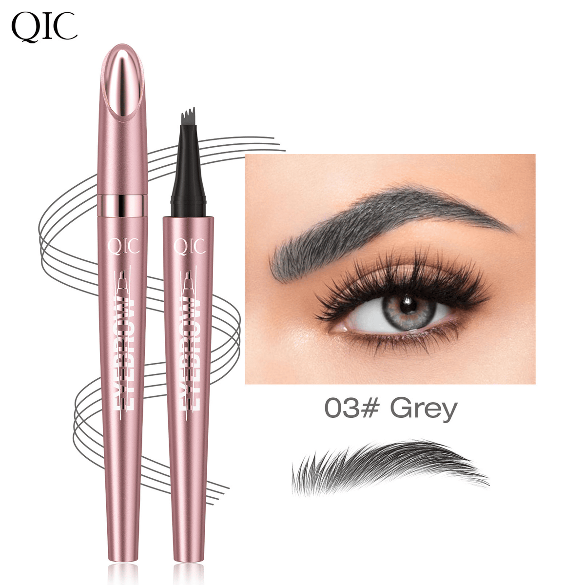 ✨ Waterproof Micro-Fork Eyebrow Pencil