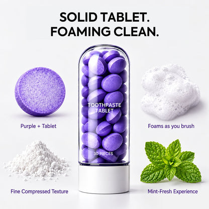 Purple Toothpaste Tablets-Fluoride-free oral care