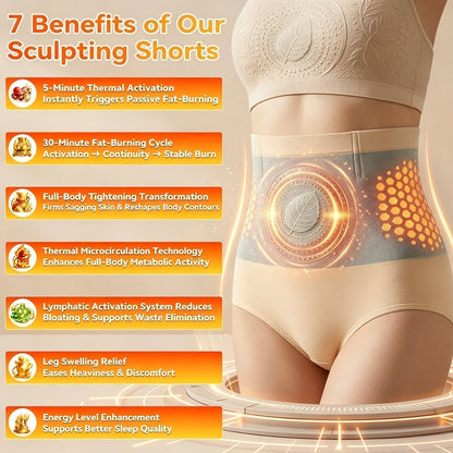🛡️2026 Moringa & Berberine 4-in-1 Micro-Particle Shaping & Fat Burning Shorts