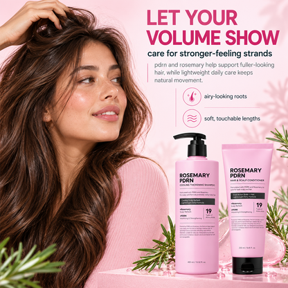 Rosemary PDRN Volumizing Shampoo & Conditioner Set