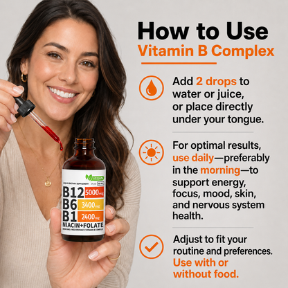 5-in-1 Vitamin B Complex Supplement – Daily Energy & Wellness Support