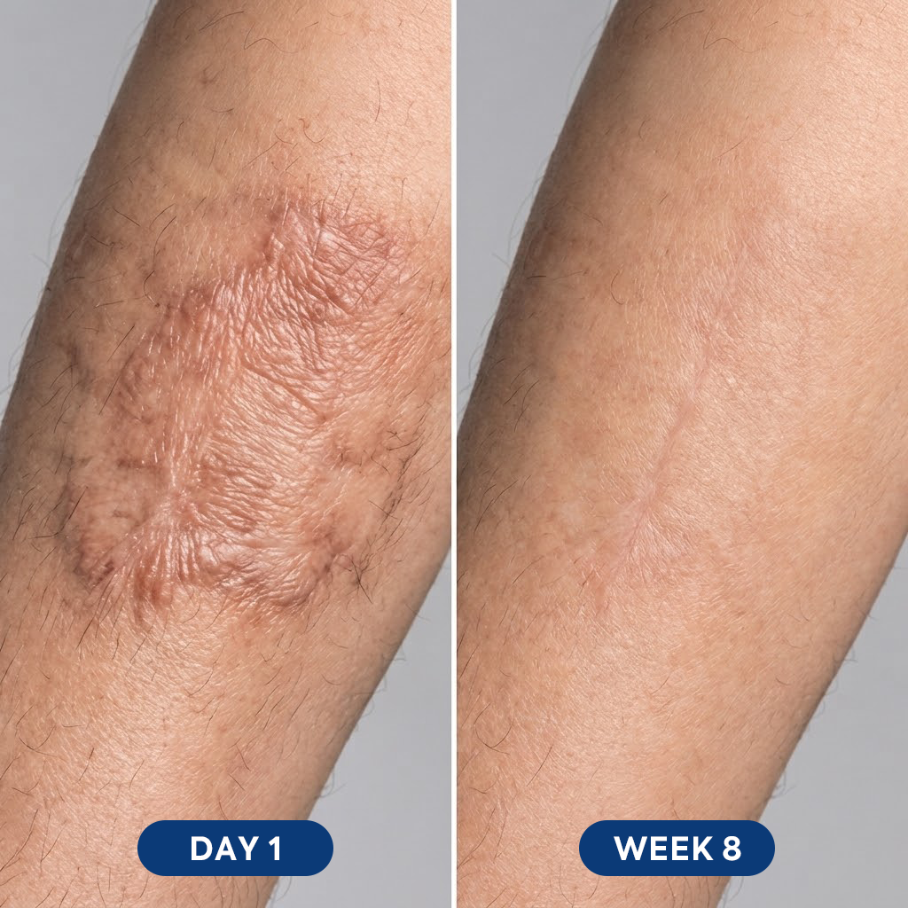 Flatter, Smoother, Calmer Scars in as Little as 3 Days