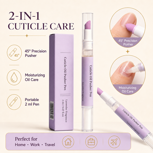 💅 2-in-1 Cuticle Oil Pusher Pen