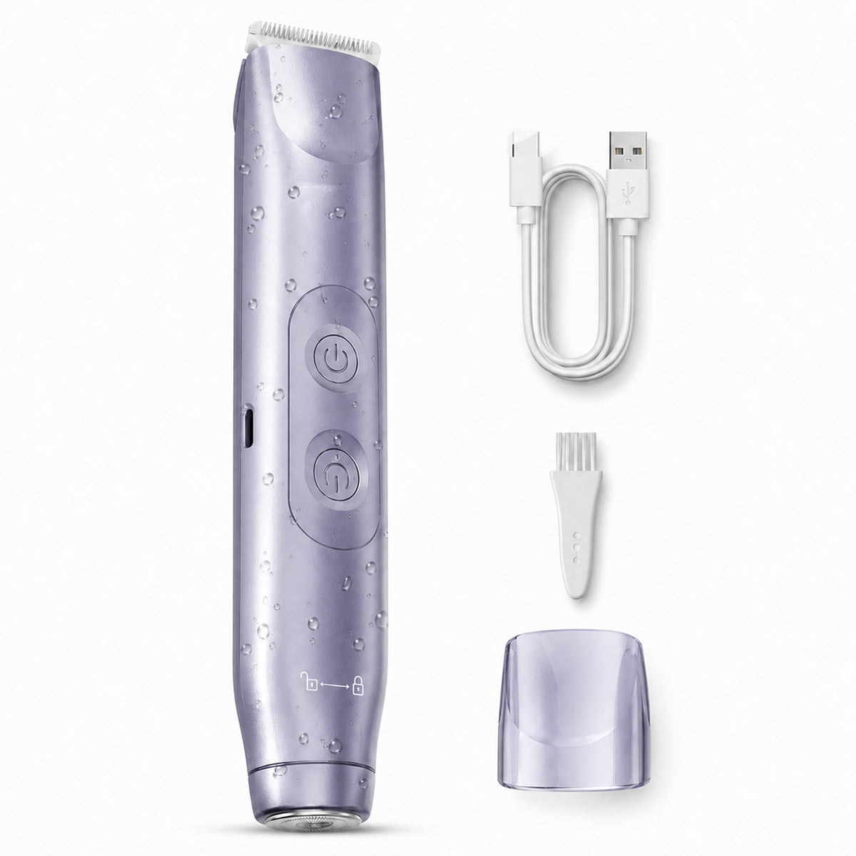 2-in-1 Rechargeable Bikini Trimmer – Waterproof