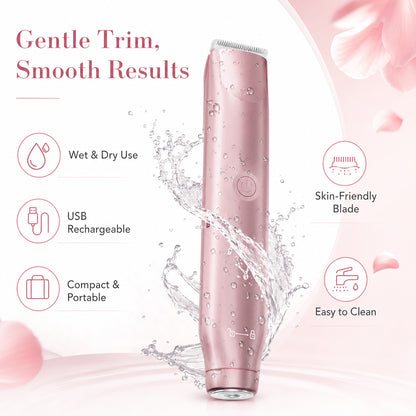 2-in-1 Rechargeable Bikini Trimmer – Waterproof