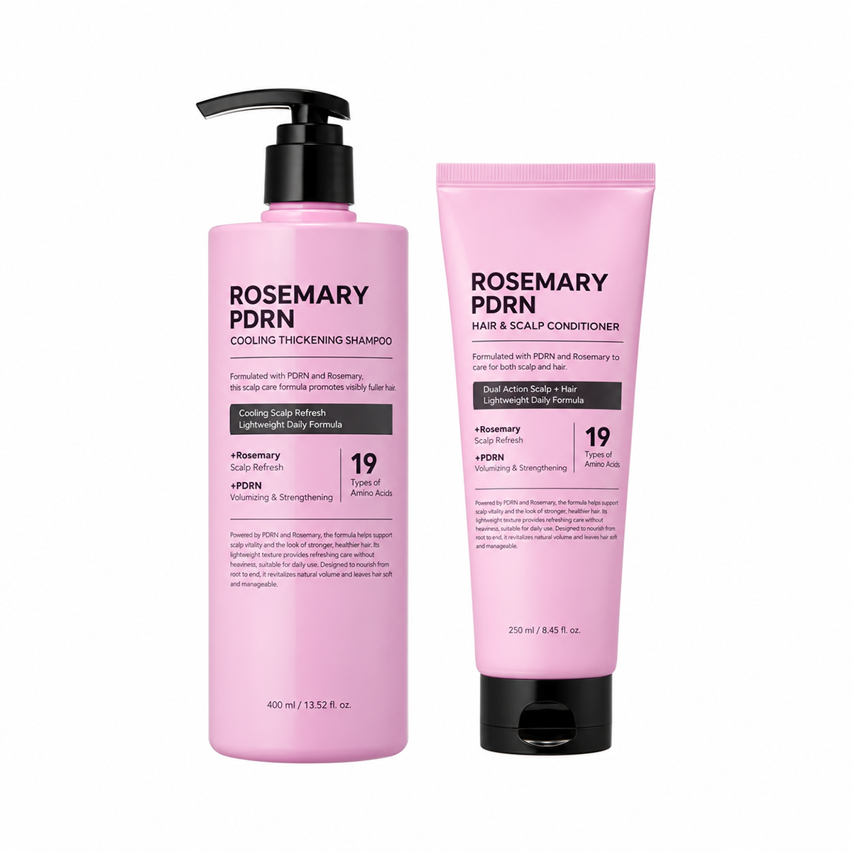 Rosemary PDRN Volumizing Shampoo & Conditioner Set