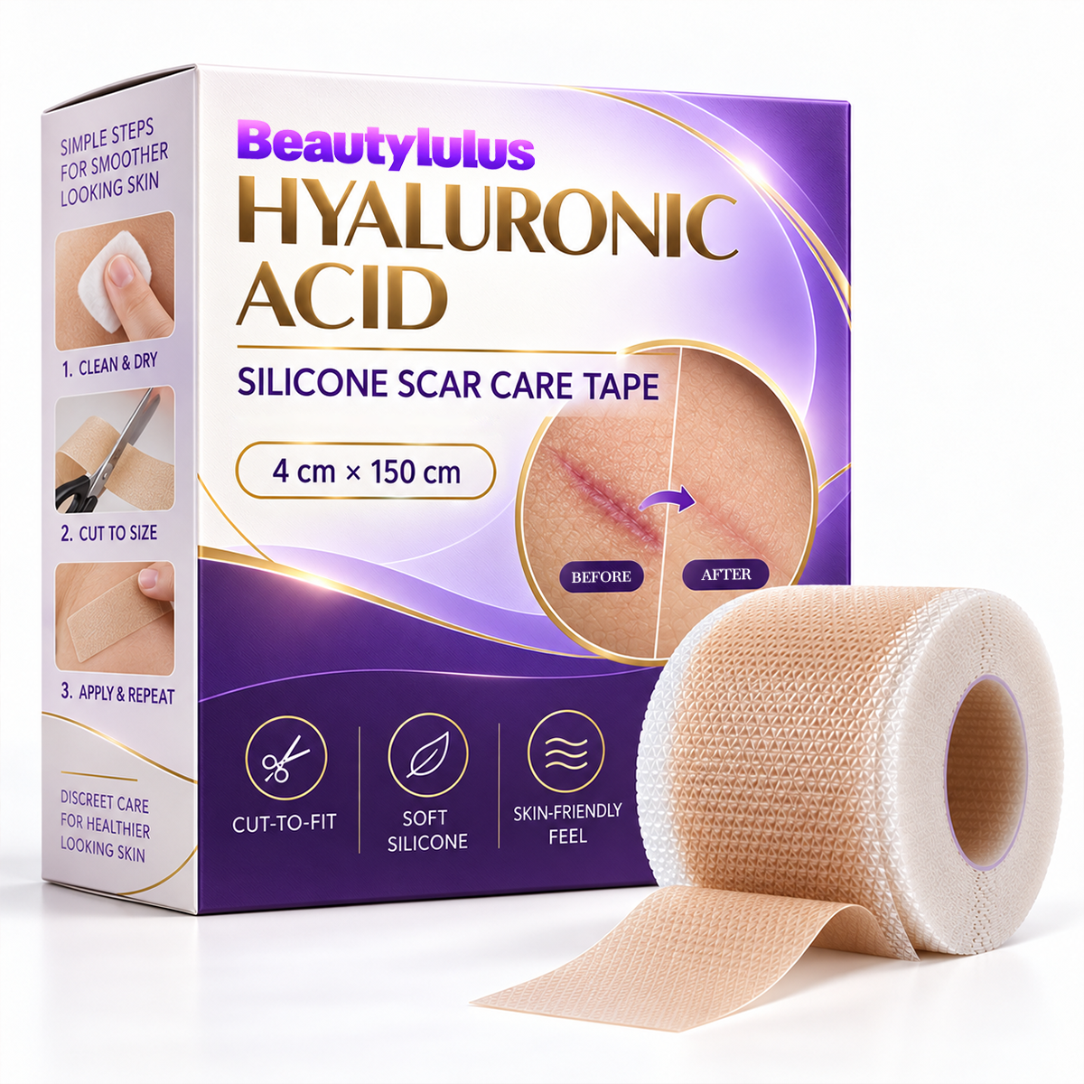 Nano Microneedle Scar Care Tape – Targeted Hyaluronic Acid Care for Visible Scars