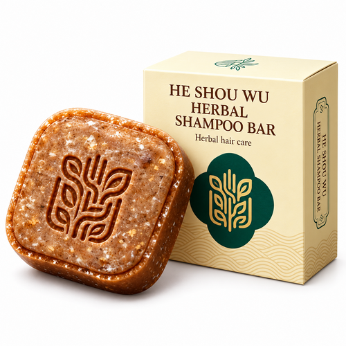 🌿 Herbal He Shou Wu Shampoo Bar with Arborvitae