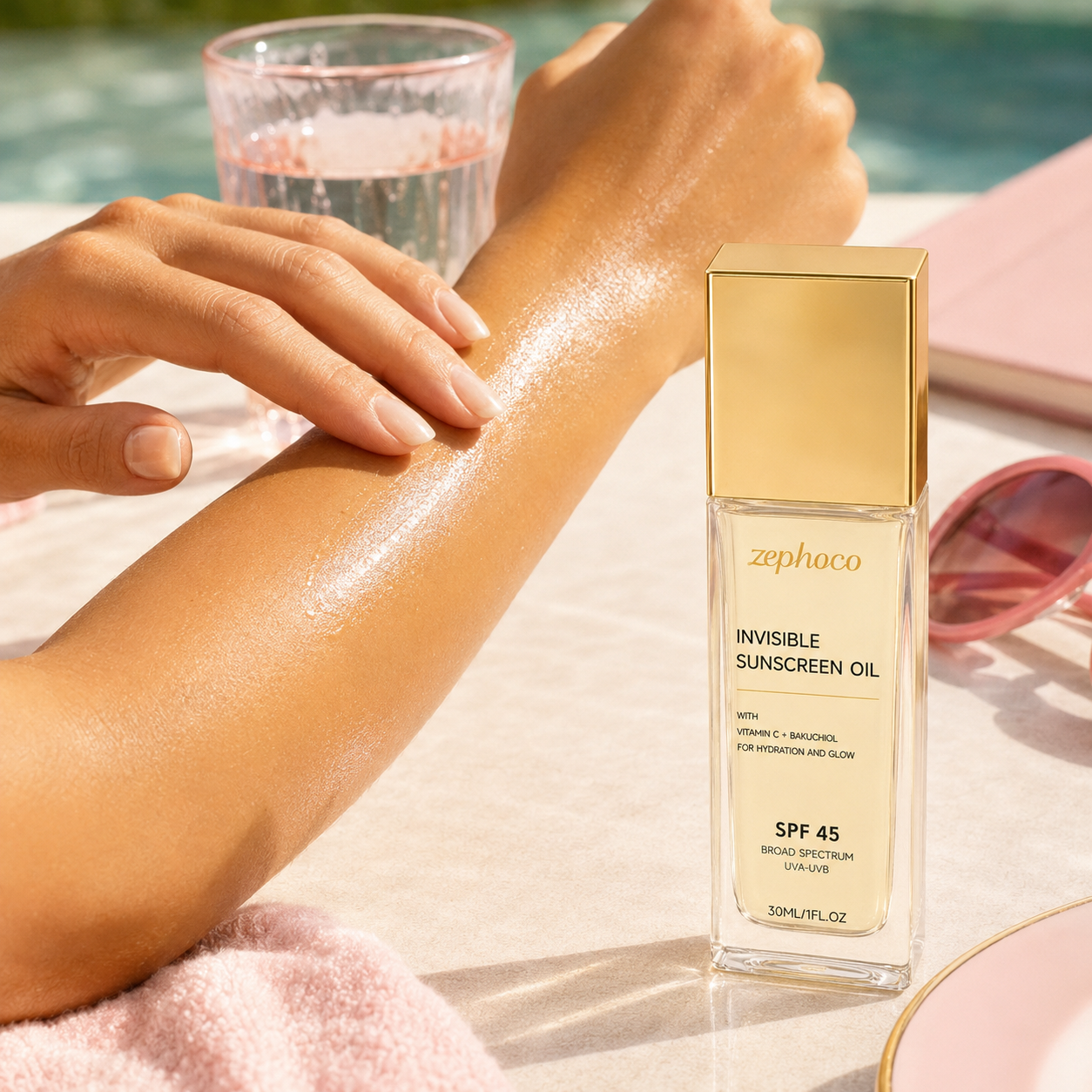 SPF 45 Invisible Glow Sunscreen Body Oil