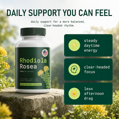 Rhodiola Rosea 400mg Capsules