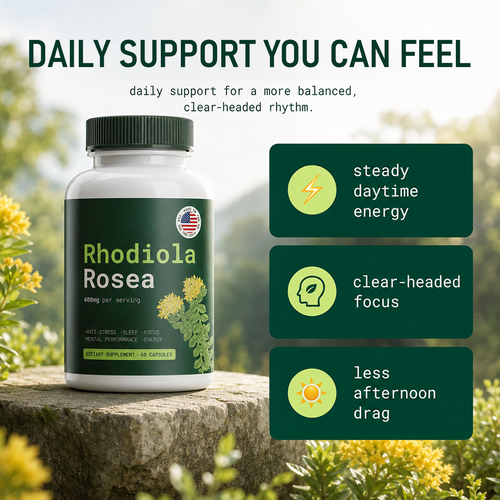 Rhodiola Rosea 400mg Capsules