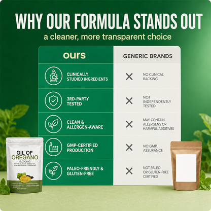 Oregano & Black Seed Oil Softgels