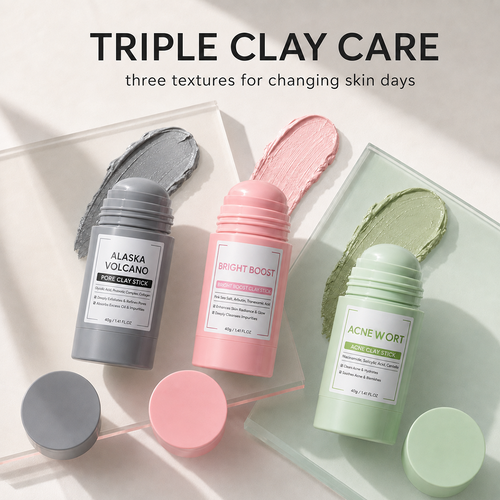Blackhead Control & Acne Care Deep Cleansing Clay Stick Duo Set