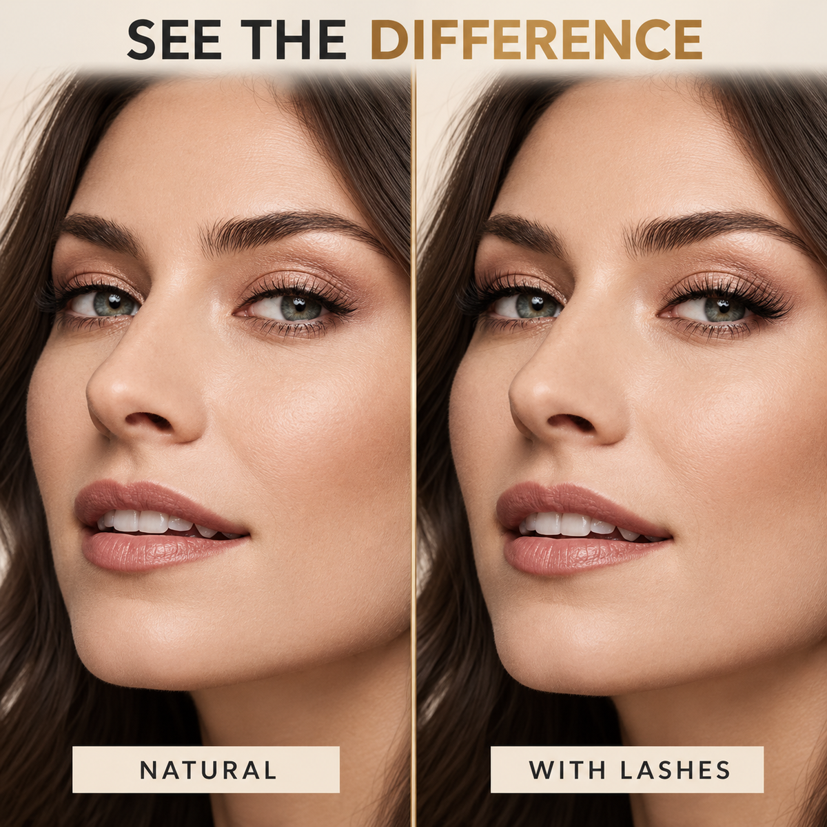 🌺Glue-Free Self-Adhesive Lashes – 3-Second, Natural & Reusable