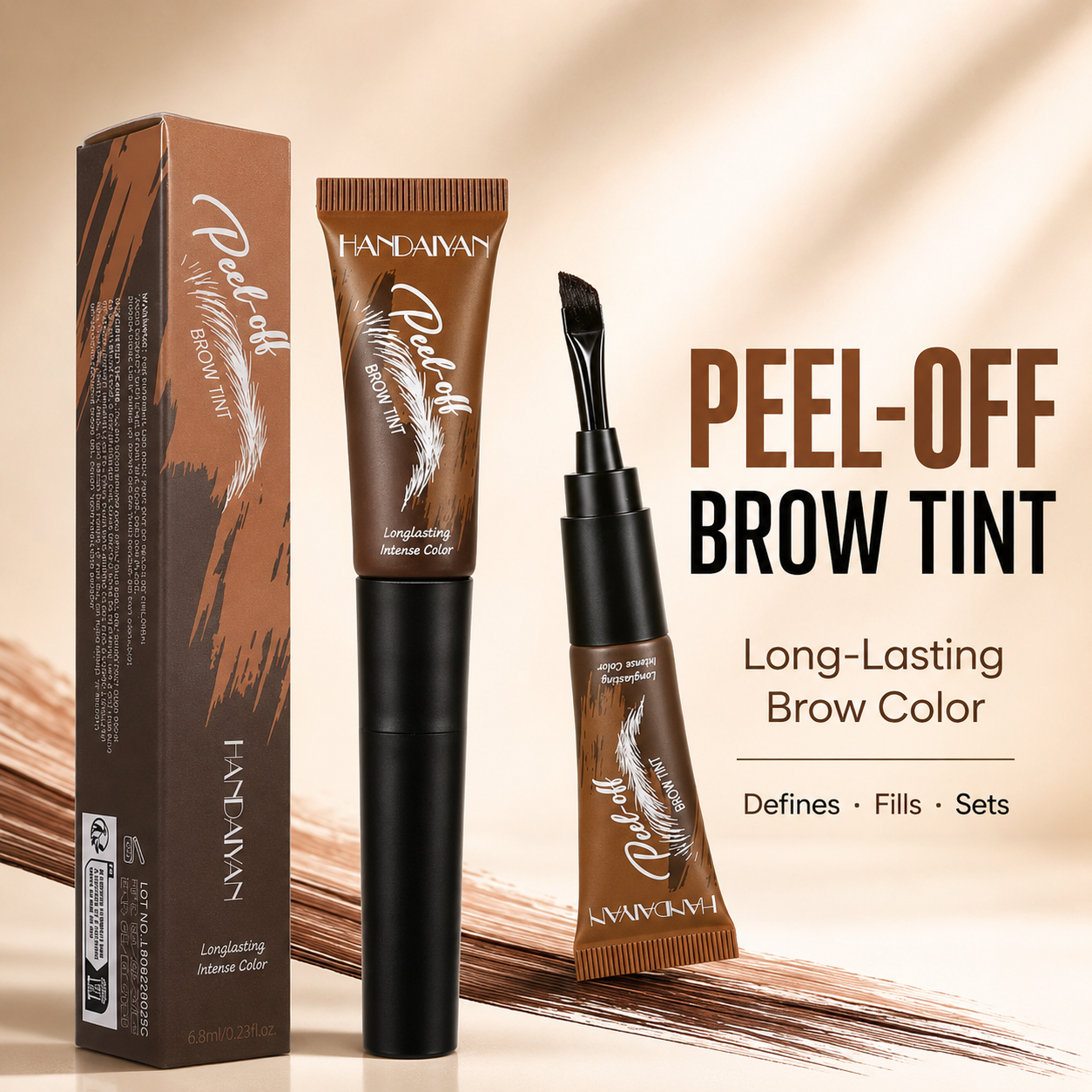 Tear-Off Waterproof Eyebrow Tint Cream