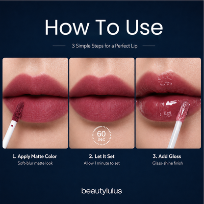 2-in-1 Matte & Gloss Lip Color