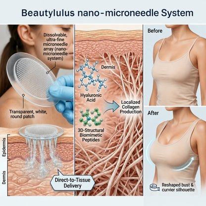 Targeted Breast Enhancement Advanced Nano Microneedle Patch