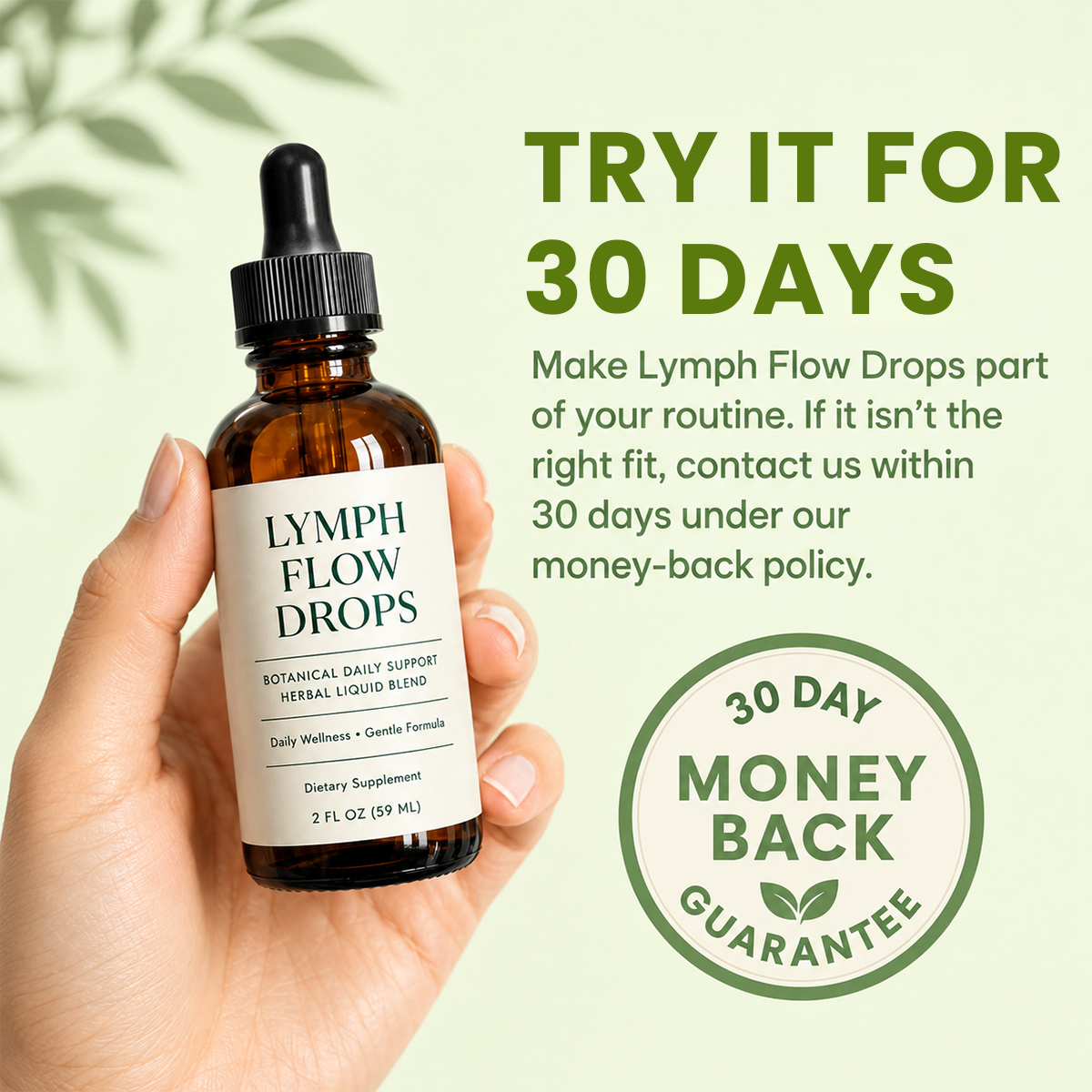 Lymphatic Drainage Drops - Release Trapped Fluid