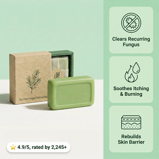 Tea Tree Cleansing Soap Bar, Refreshes & Balances Complexion