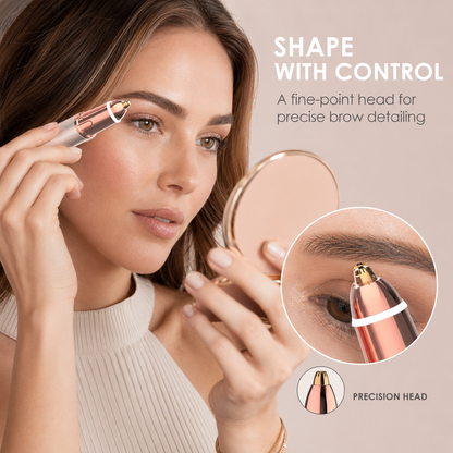 2-in-1 Women's Eyebrow and Facial Hair Removal Device