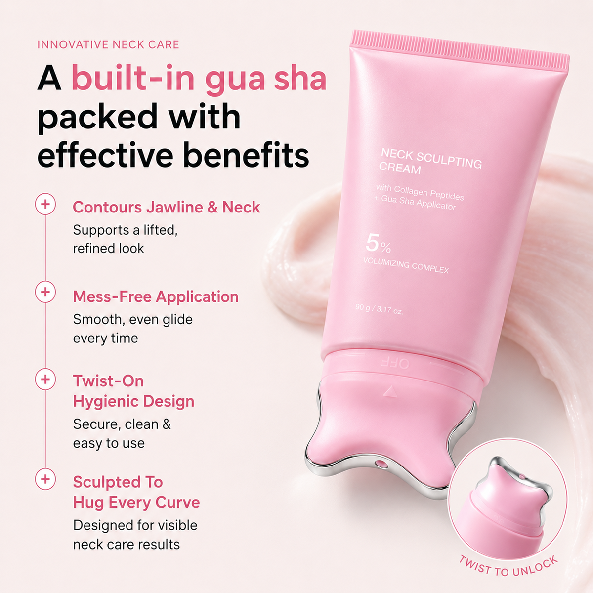 PDRN Collagen Gua Sha Neck Wrinkle Cream