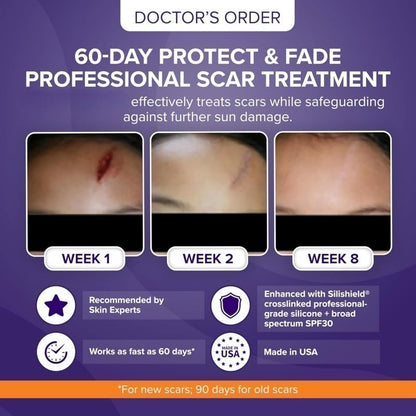 SCAR SOLUTIONS - Silicone Scar Stick - For Face and Body