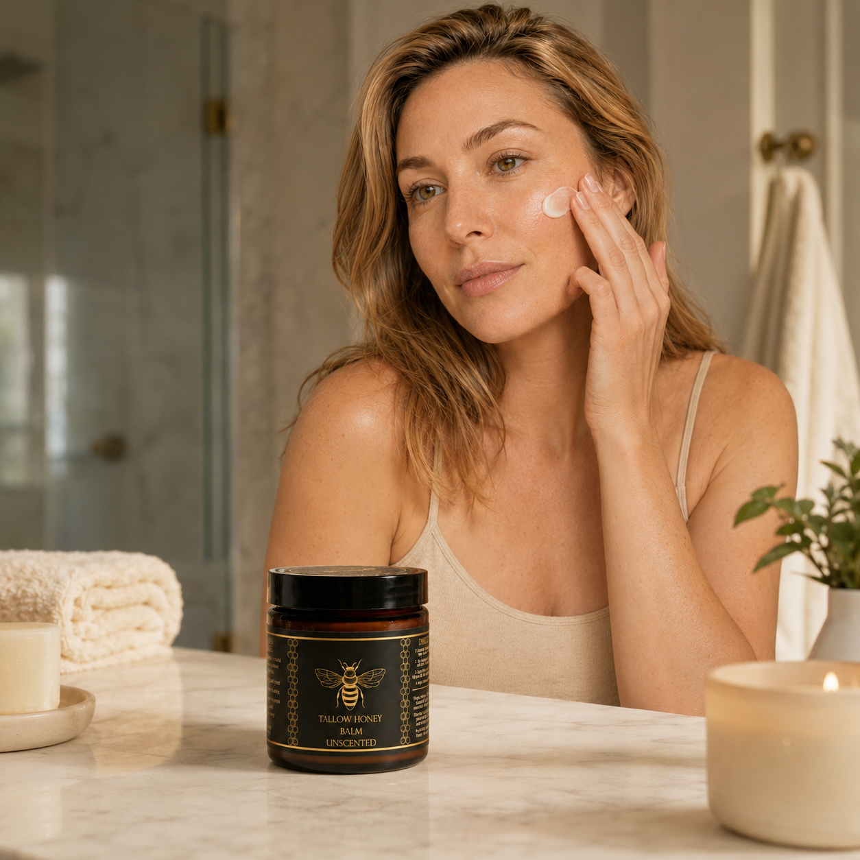 Natural Organic Tallow Honey Moisturizing Balm