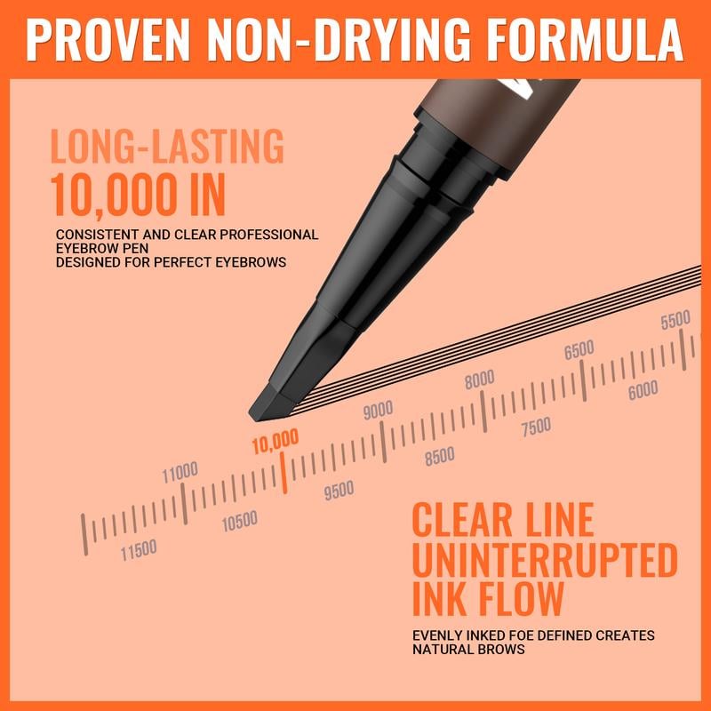 4D Brow Pen – For Natural, All-Day Eyebrow & Eyeliner Perfection!