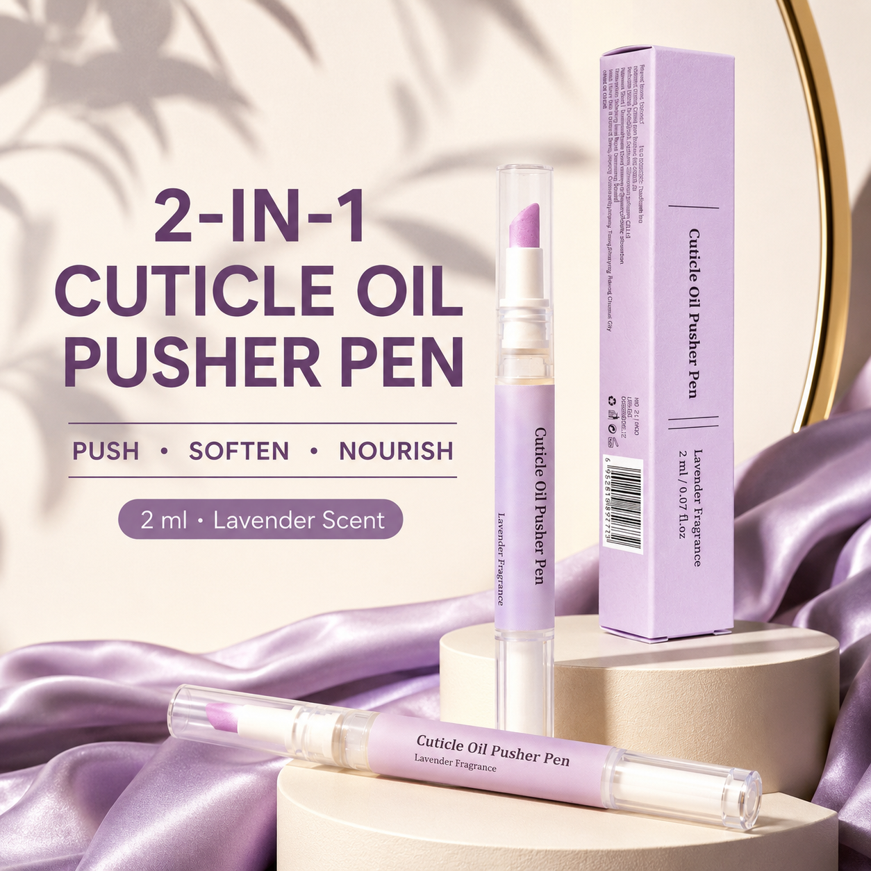 💅 2-in-1 Cuticle Oil Pusher Pen