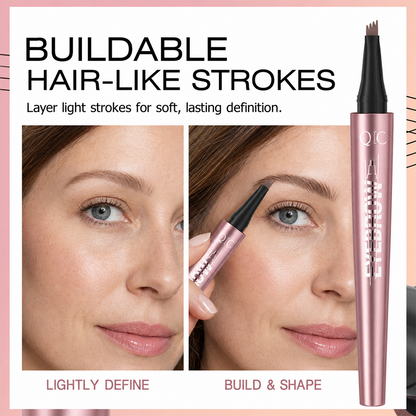 ✨ Waterproof Micro-Fork Eyebrow Pencil