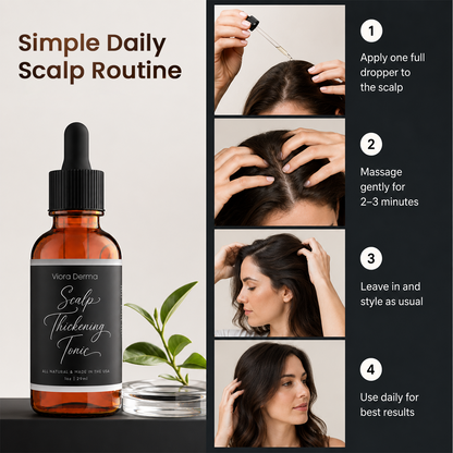 Hair Oil with Organic Herbs and Natural Vitamins