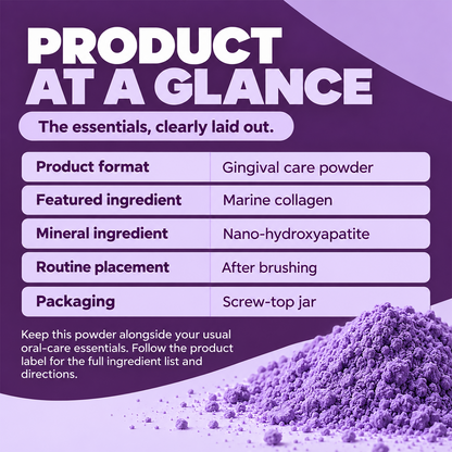 Marine Collagen for Gums — Supports Healthy Gingival Tissue