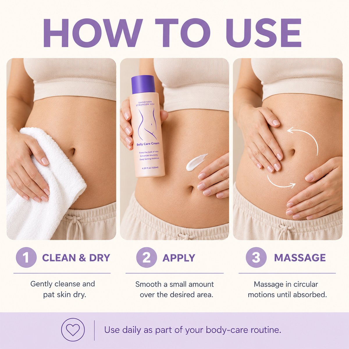 🌸 Tighten & Smooth Belly Cream