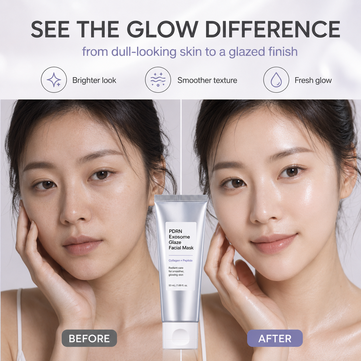 PDRN Exosome Glaze Facial Mask