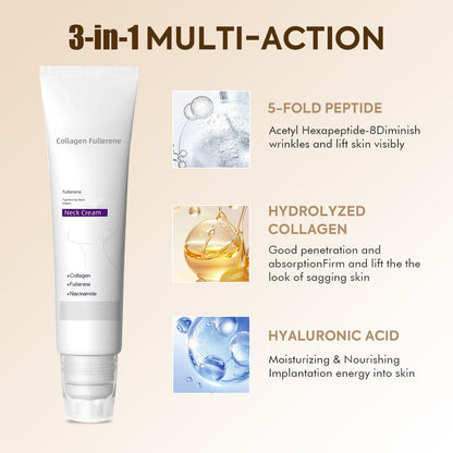 Roller Massage Neck Cream – Firms Skin, Smooths Wrinkles