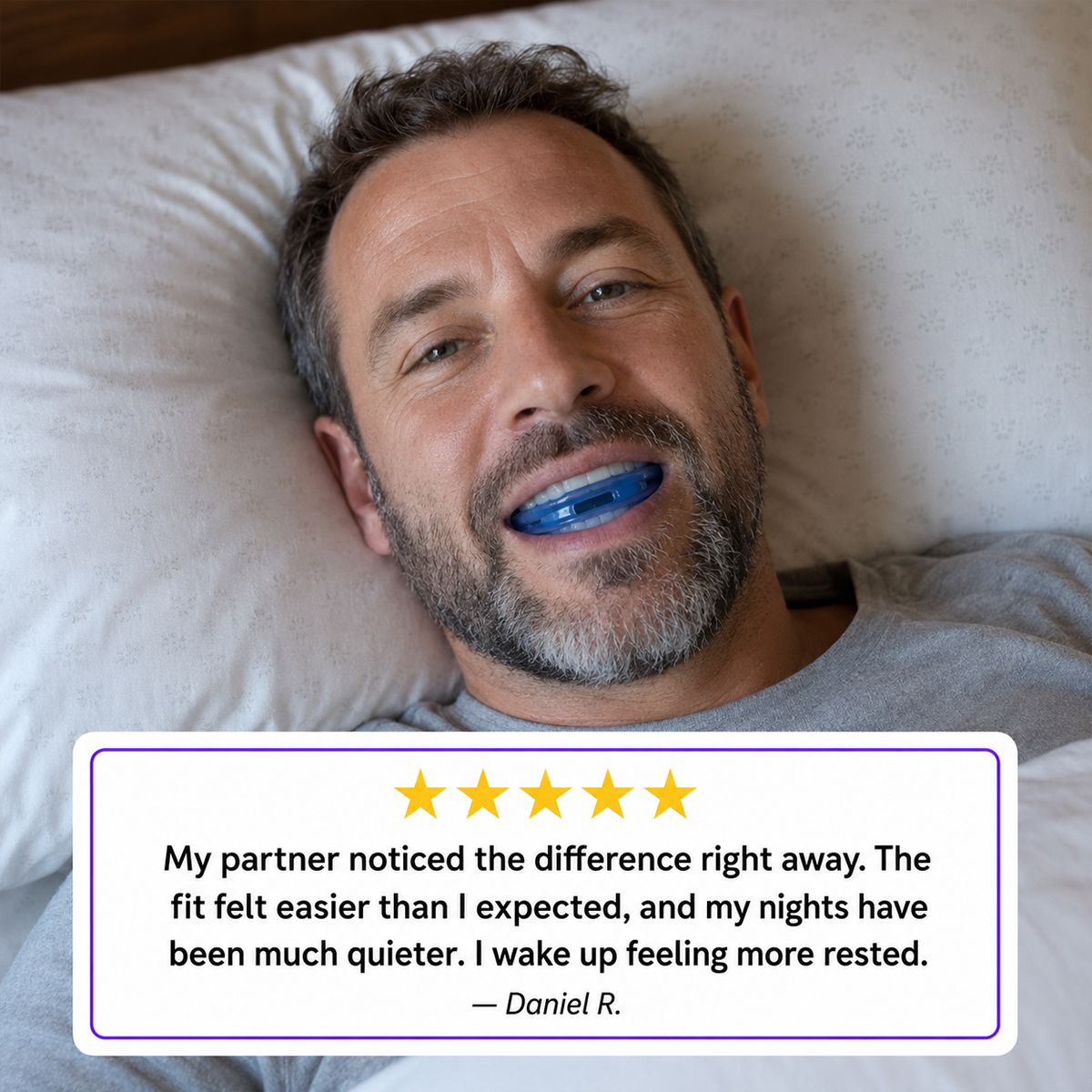 Universal Anti-Snoring Mouthpiece - Adjustable Comfort Fit for Better Sleep😴