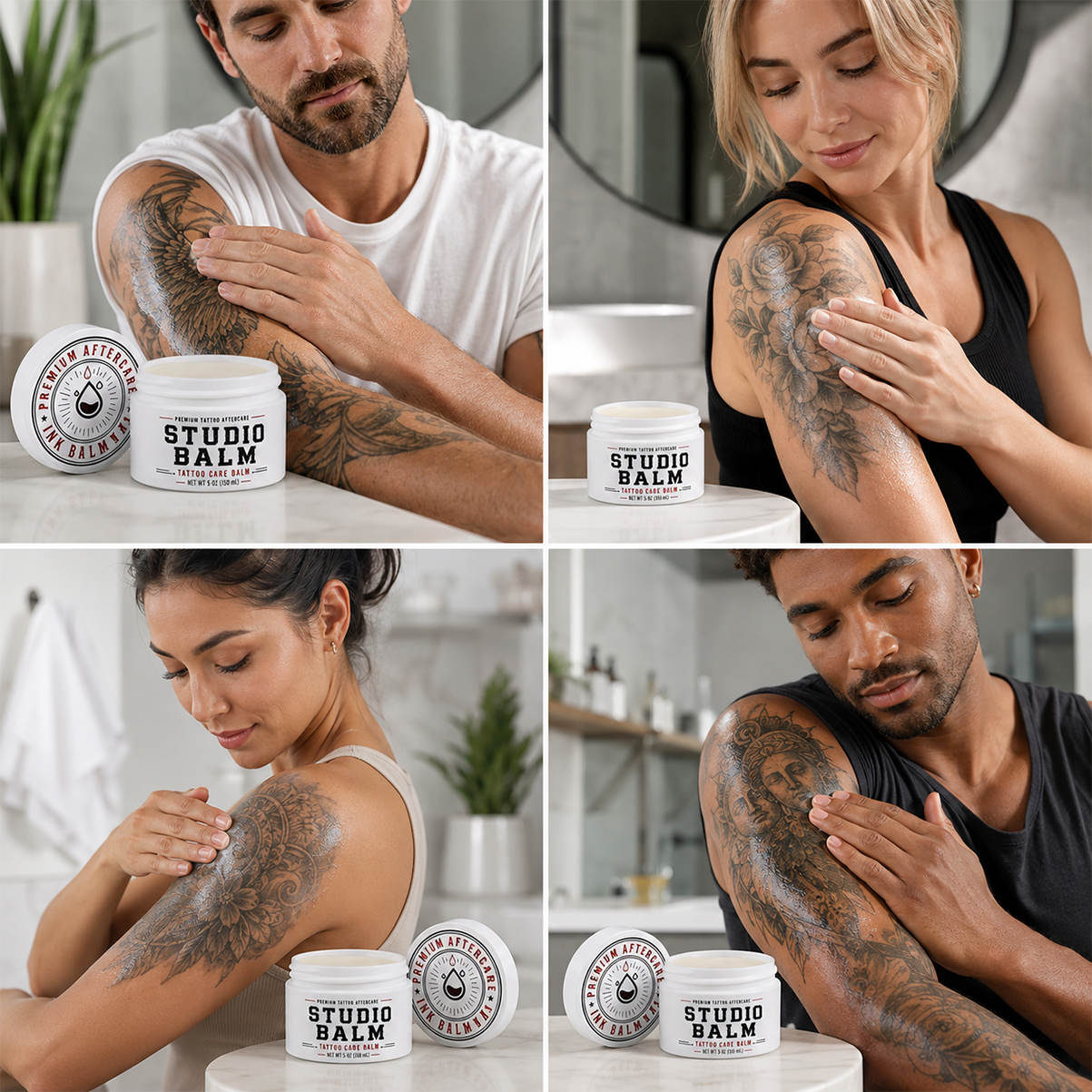Non-Greasy Tattoo Balm for Daily Ink Care