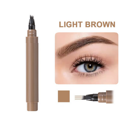 ✨Waterproof 4-Tip Beard & Eyebrow Pen – Smudge-Proof, Natural Look & Long-Lasting