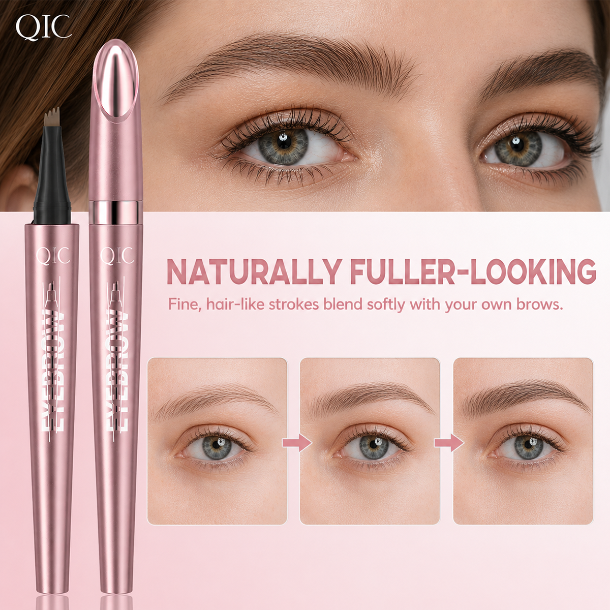 ✨ Waterproof Micro-Fork Eyebrow Pencil