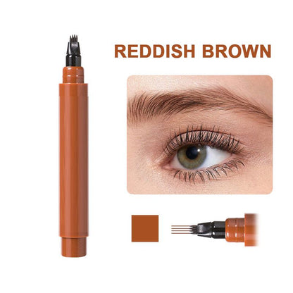 ✨Waterproof 4-Tip Beard & Eyebrow Pen – Smudge-Proof, Natural Look & Long-Lasting