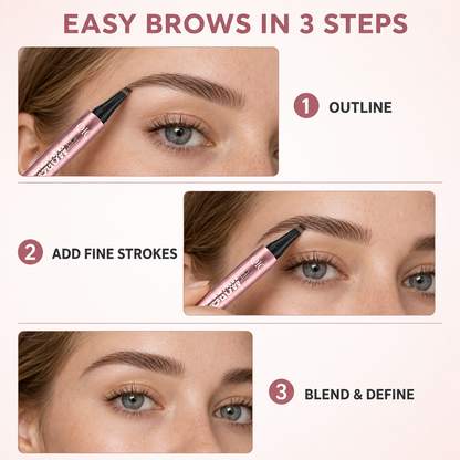 ✨ Waterproof Micro-Fork Eyebrow Pencil
