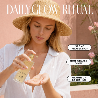 SPF 45 Invisible Glow Sunscreen Body Oil