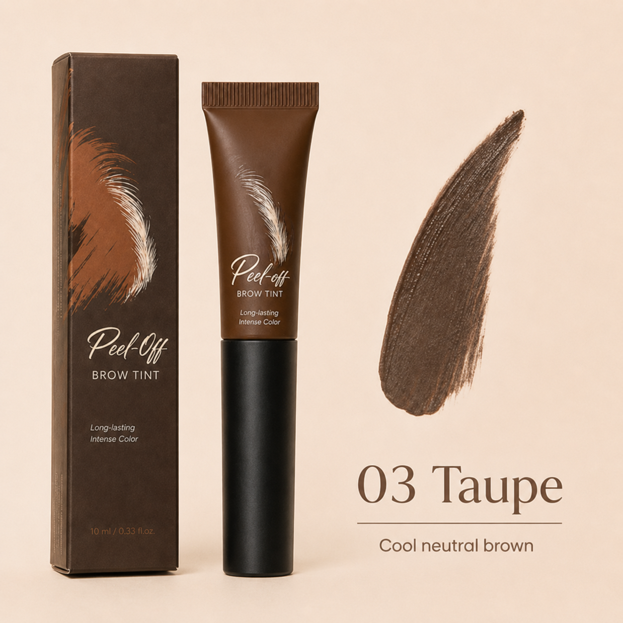 Tear-Off Waterproof Eyebrow Tint Cream
