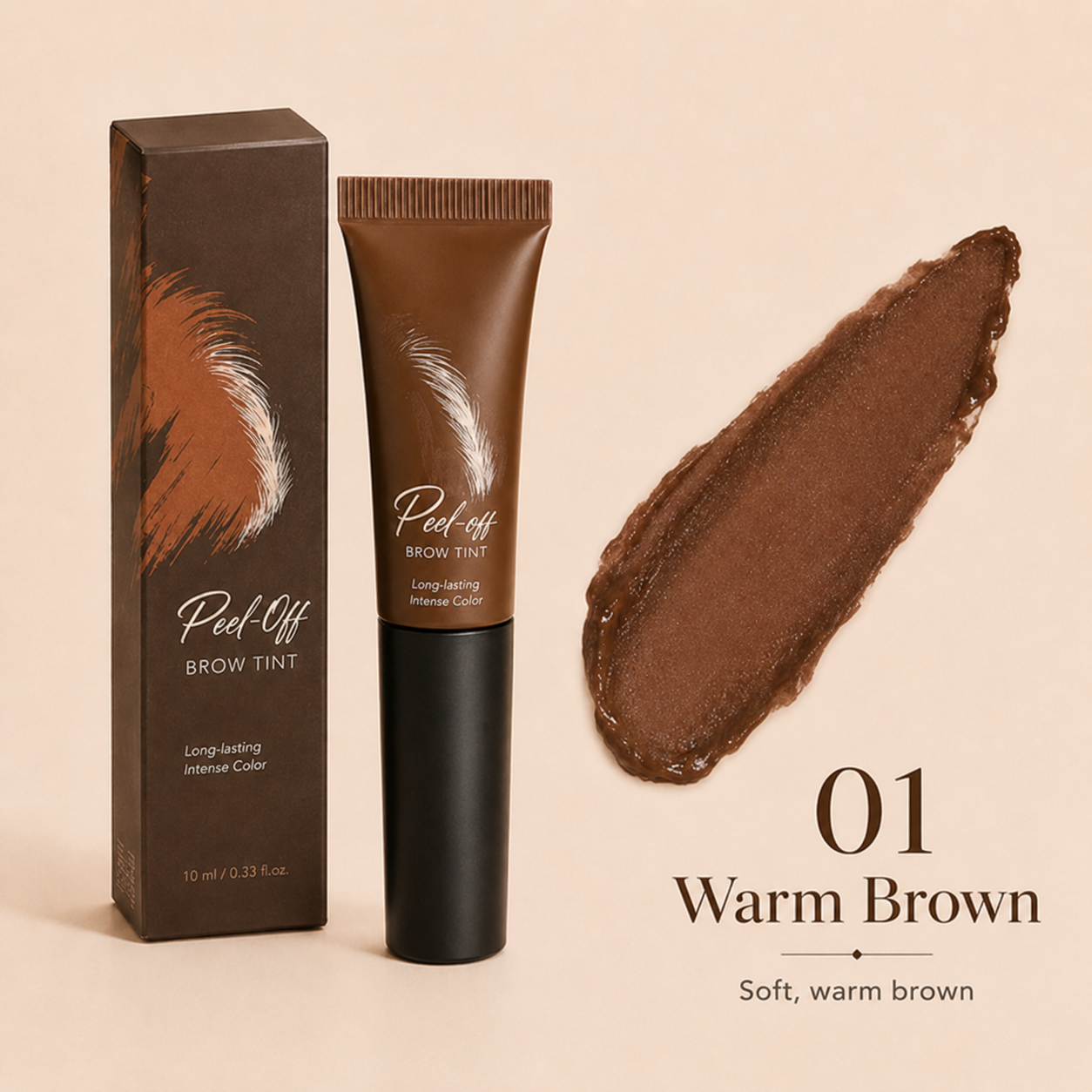 Tear-Off Waterproof Eyebrow Tint Cream
