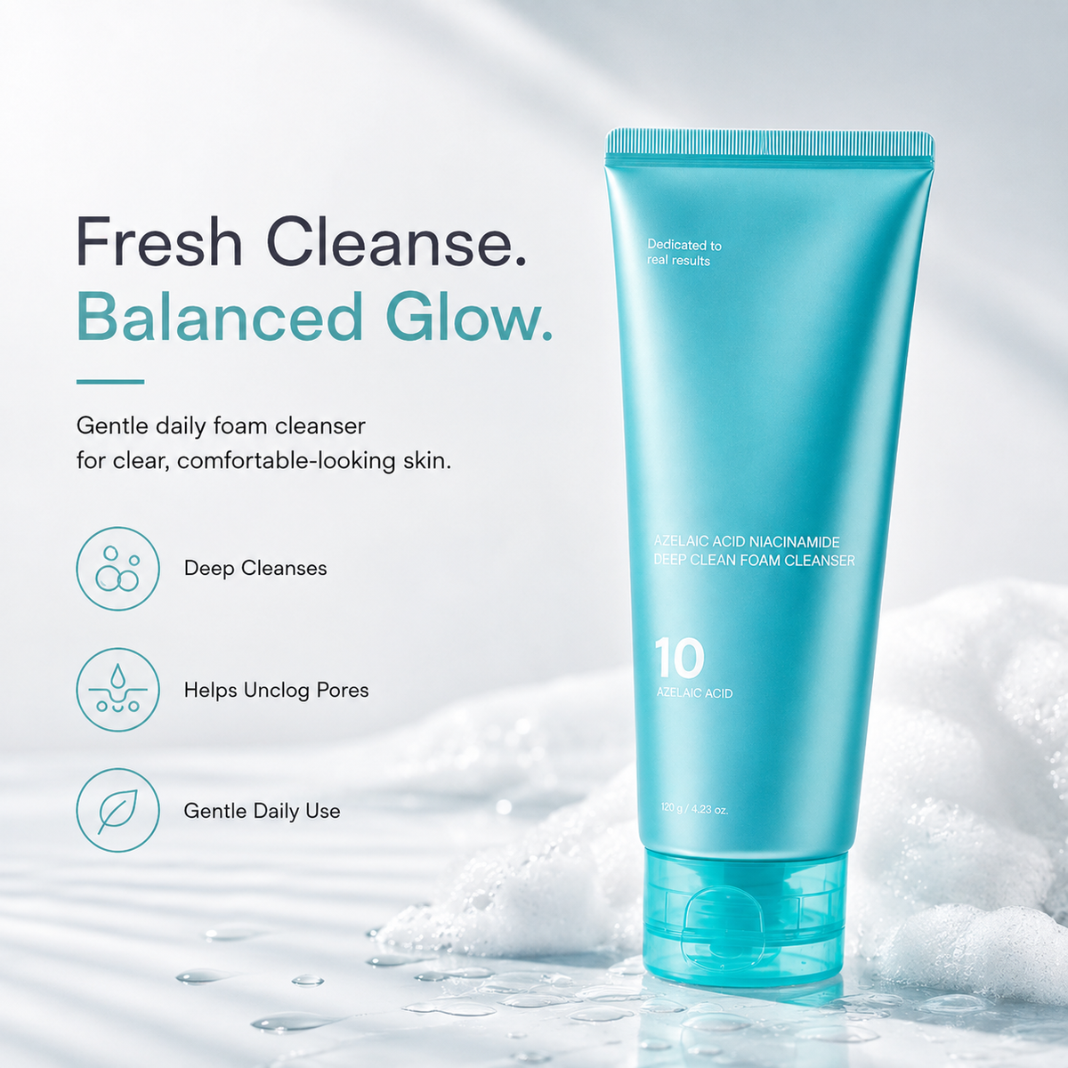 Azelaic Acid Capsule Foam Cleanser