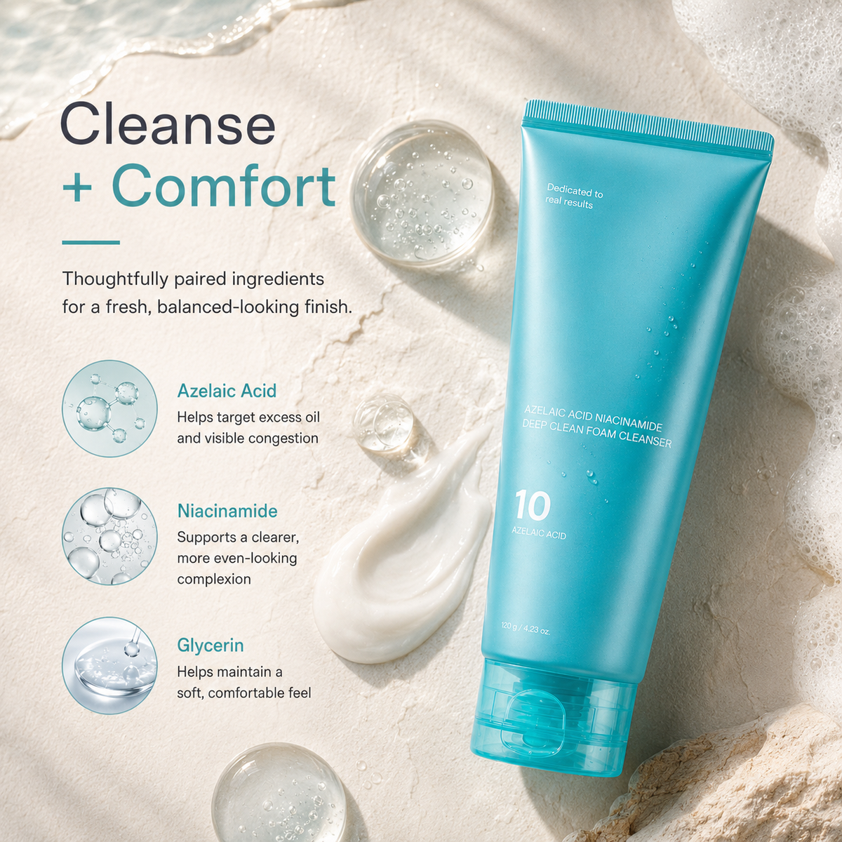 Azelaic Acid Capsule Foam Cleanser