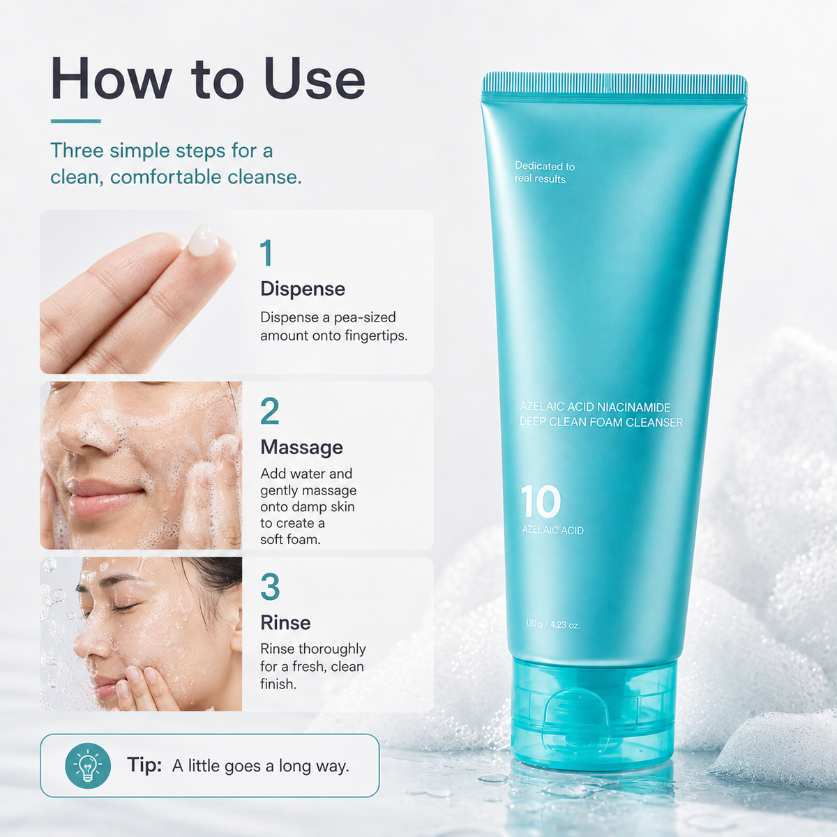 Azelaic Acid Capsule Foam Cleanser