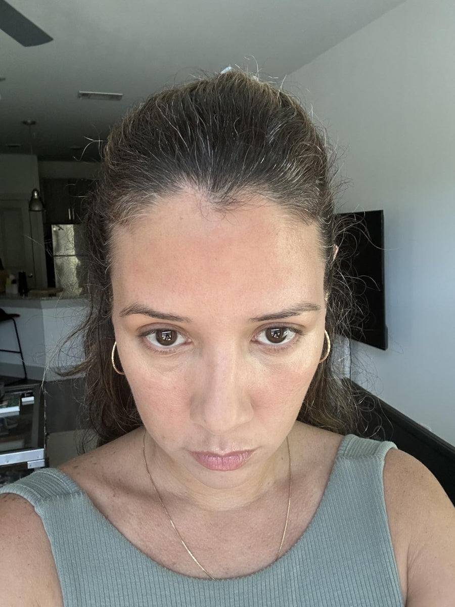Illustrative model image for a sample rice water cleanser review