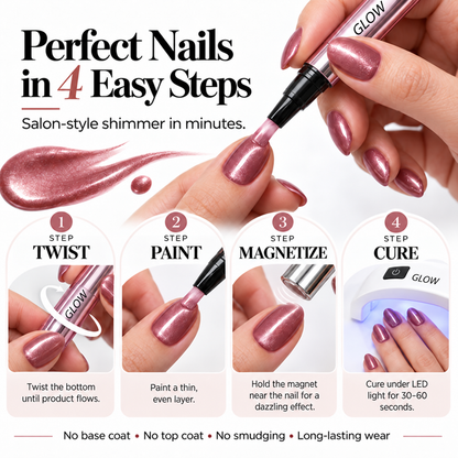 Salon Cat-Eye Nails in One Pen