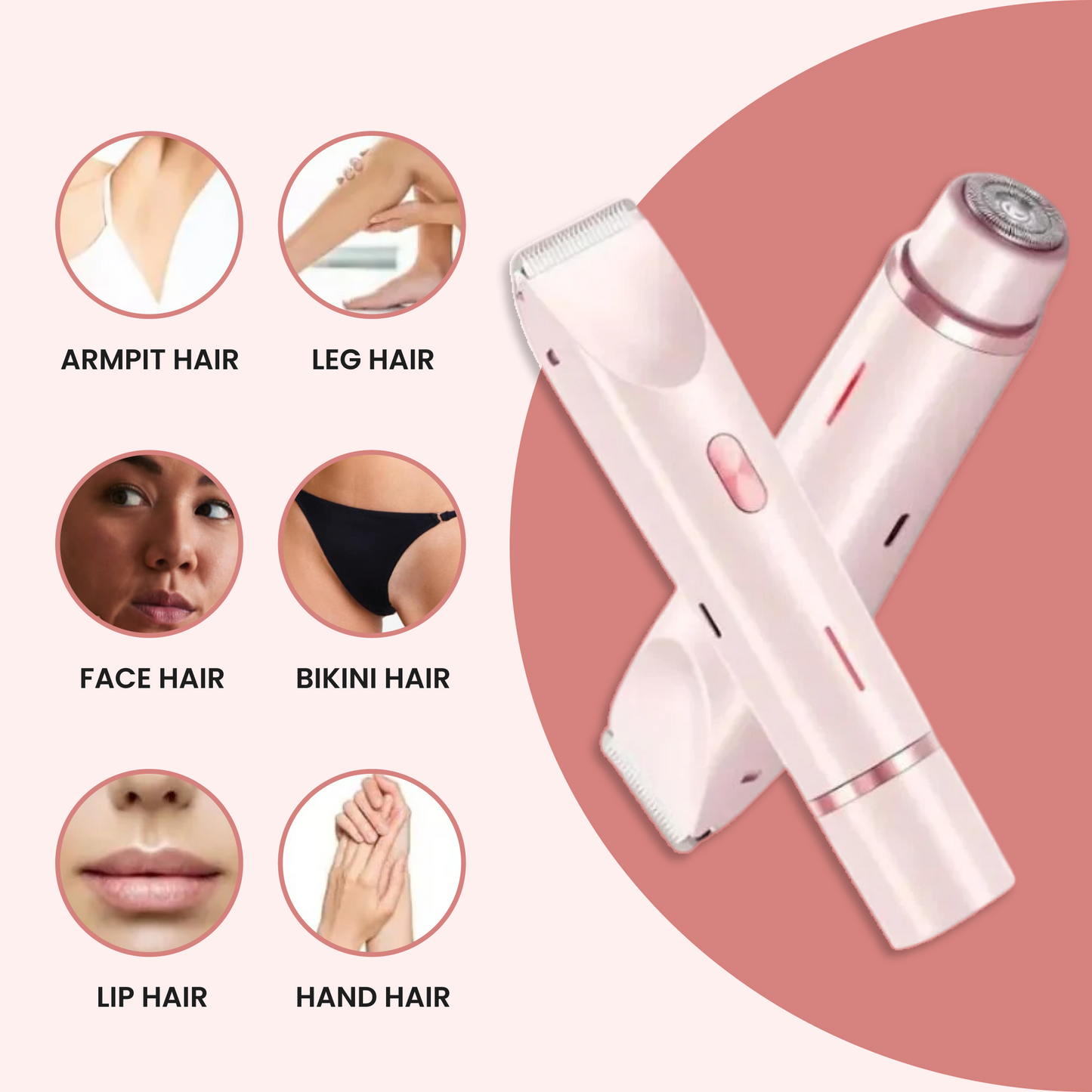 The Ultimate 2-in-1 Body Shaver